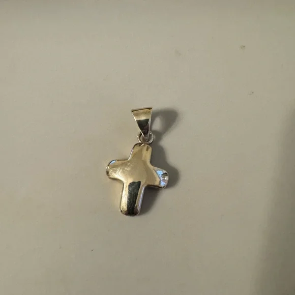 Silpada silver puffy cross - Picture 6 of 11